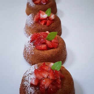 Sablé aux fraises de Plougastel
